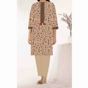 1PC- Unstitched Printed Khaddar Shirt PW3401