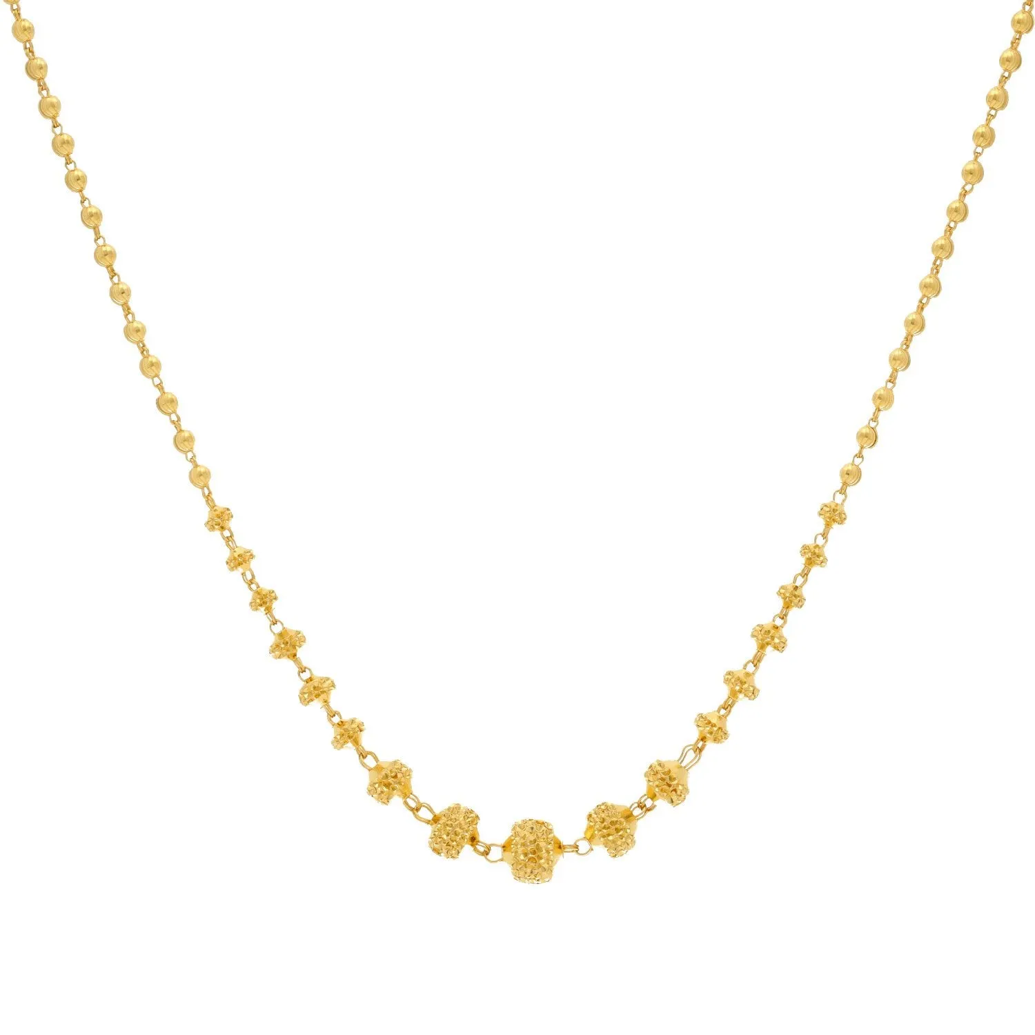 22K Gold Ball Chain 16inches