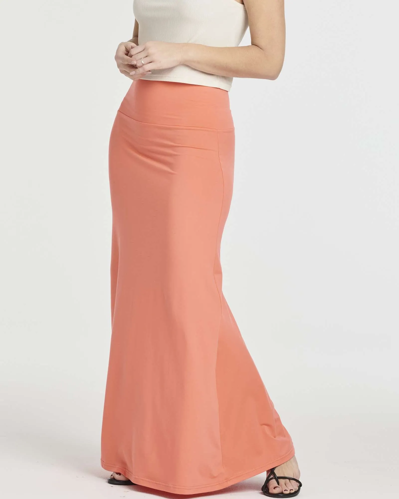 3 Pack: Women's Ultra-Soft Flowy Maxi Skirt