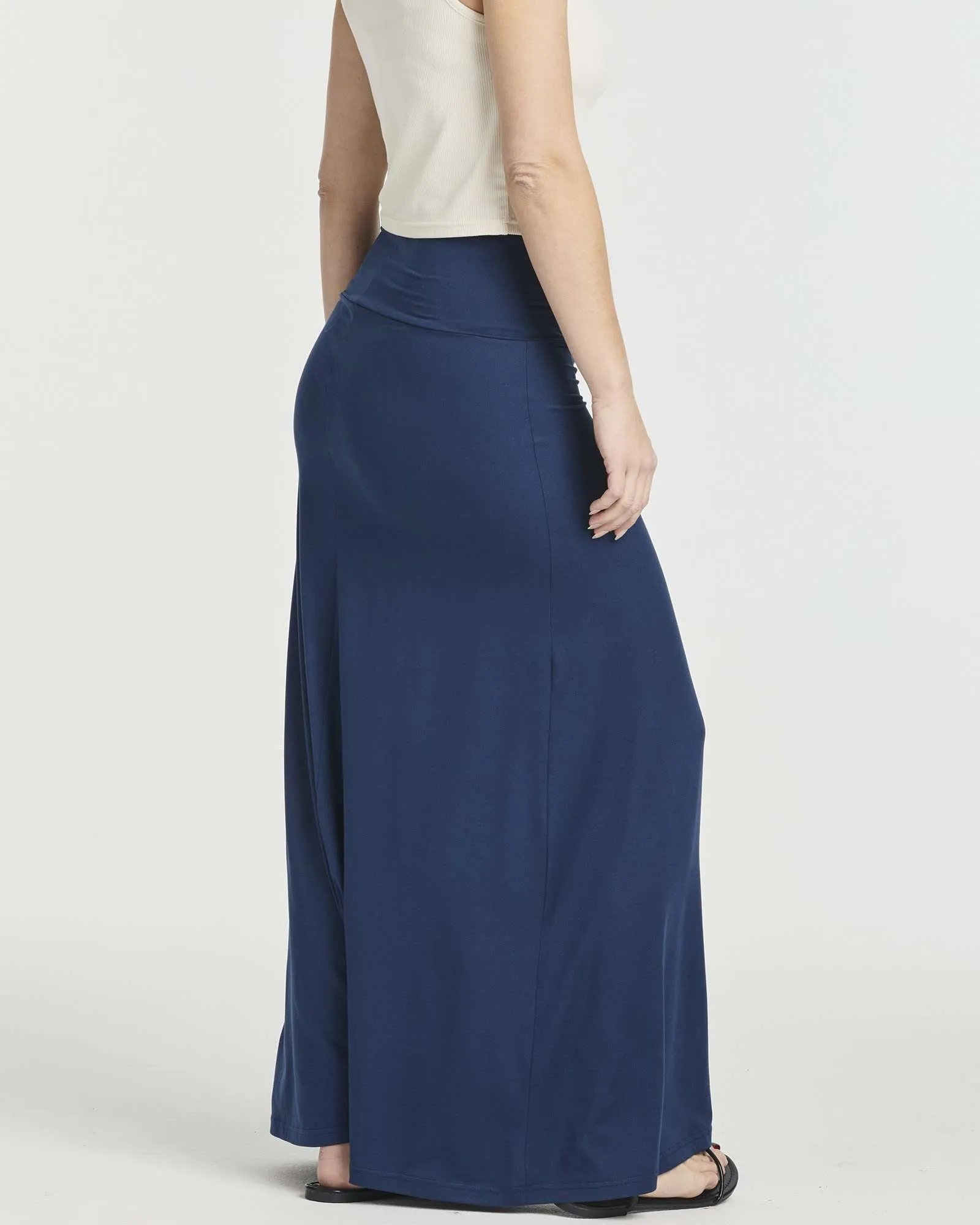 3 Pack: Women's Ultra-Soft Flowy Maxi Skirt
