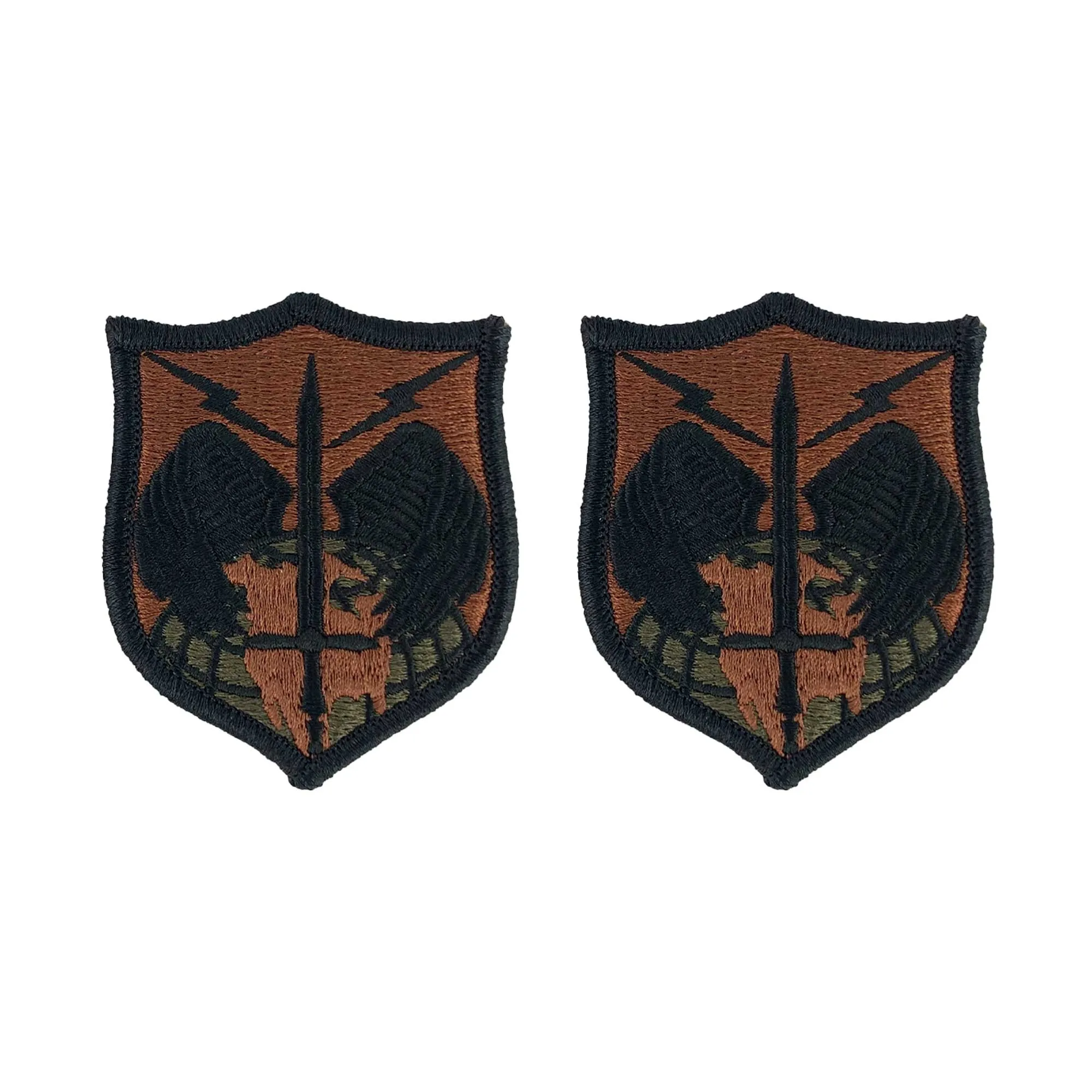 Air Force Patch: U.S. Army Element NORAD Command - OCP Spice Brown with Hook