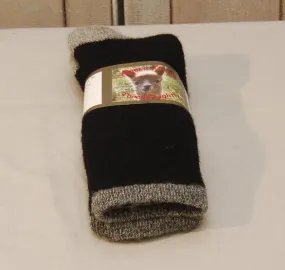 Alpaca Thermal Socks Black