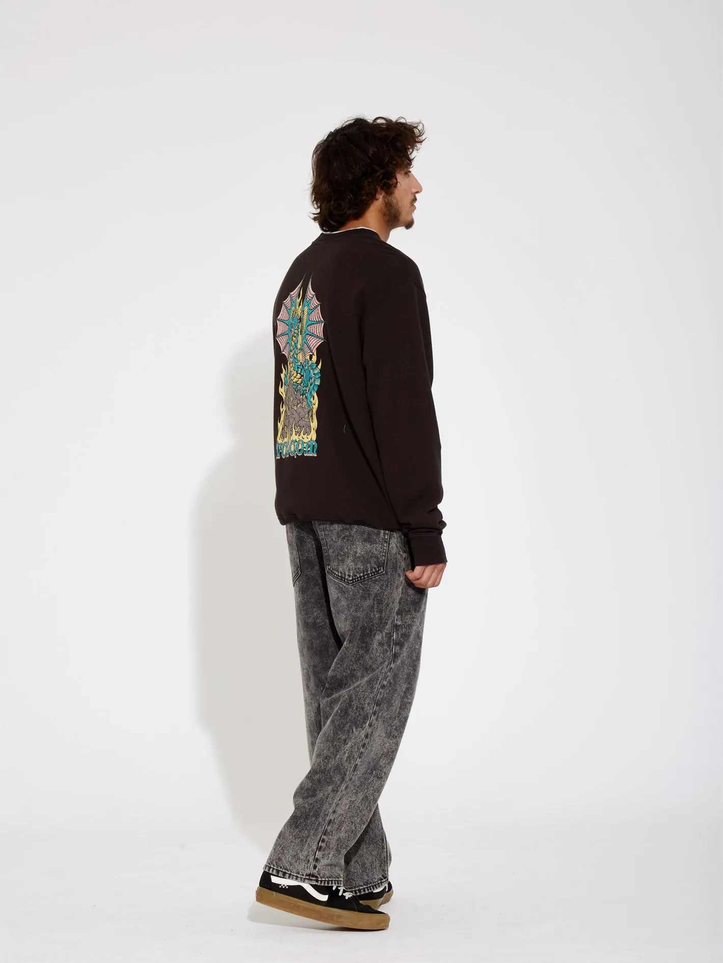 Alstone Sweatshirt - BLACK