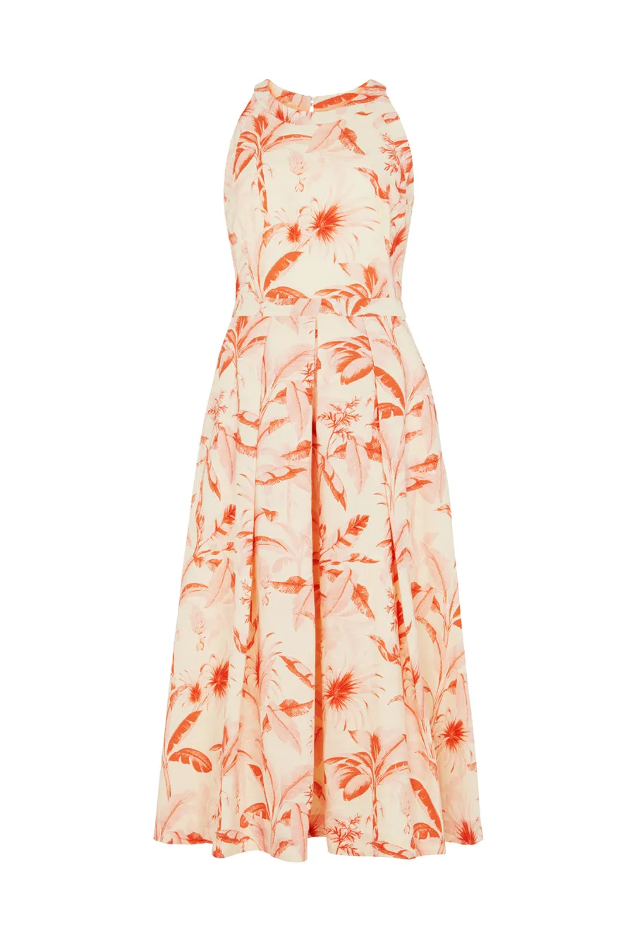 Alyssa Palolem Palm Dress