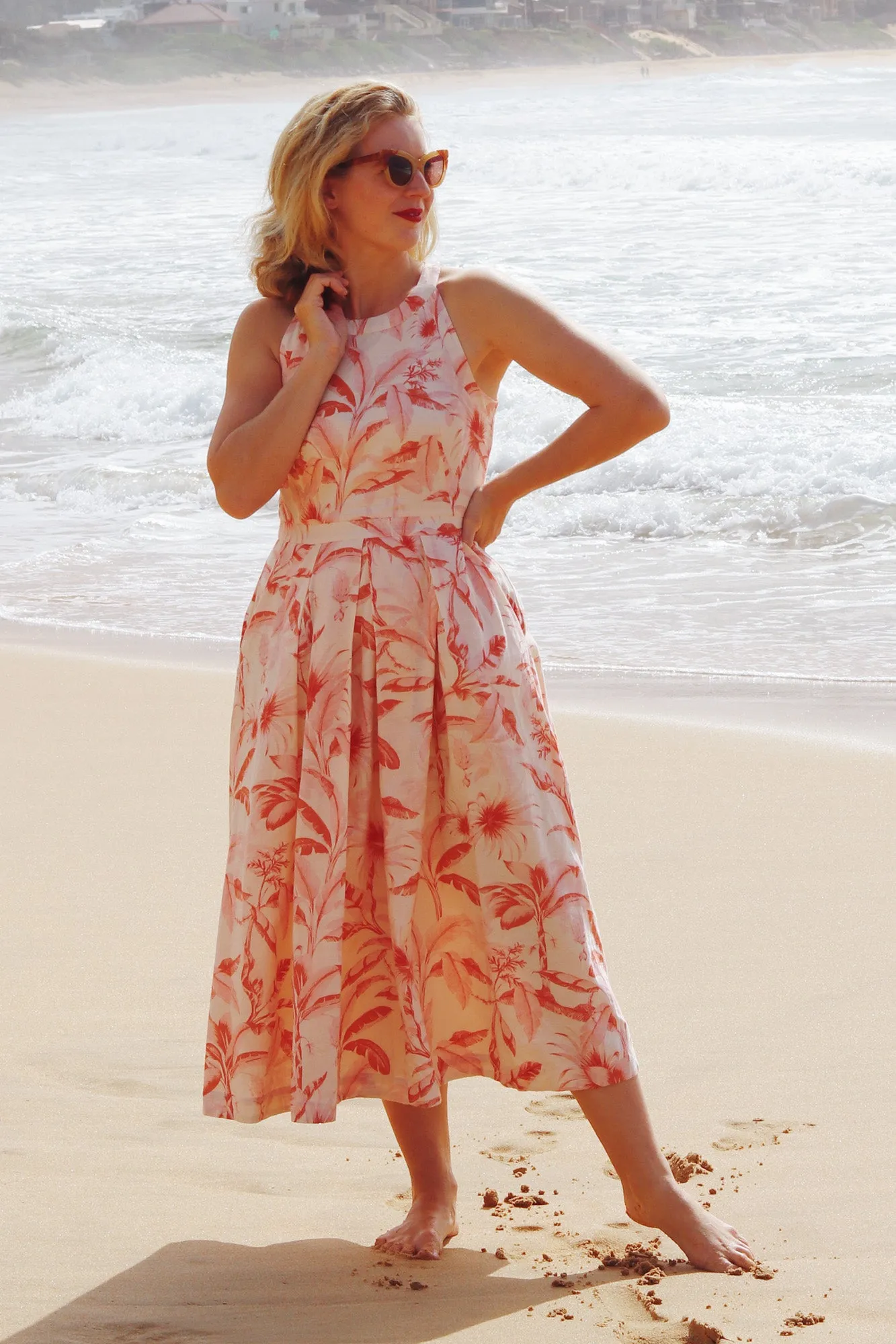 Alyssa Palolem Palm Dress