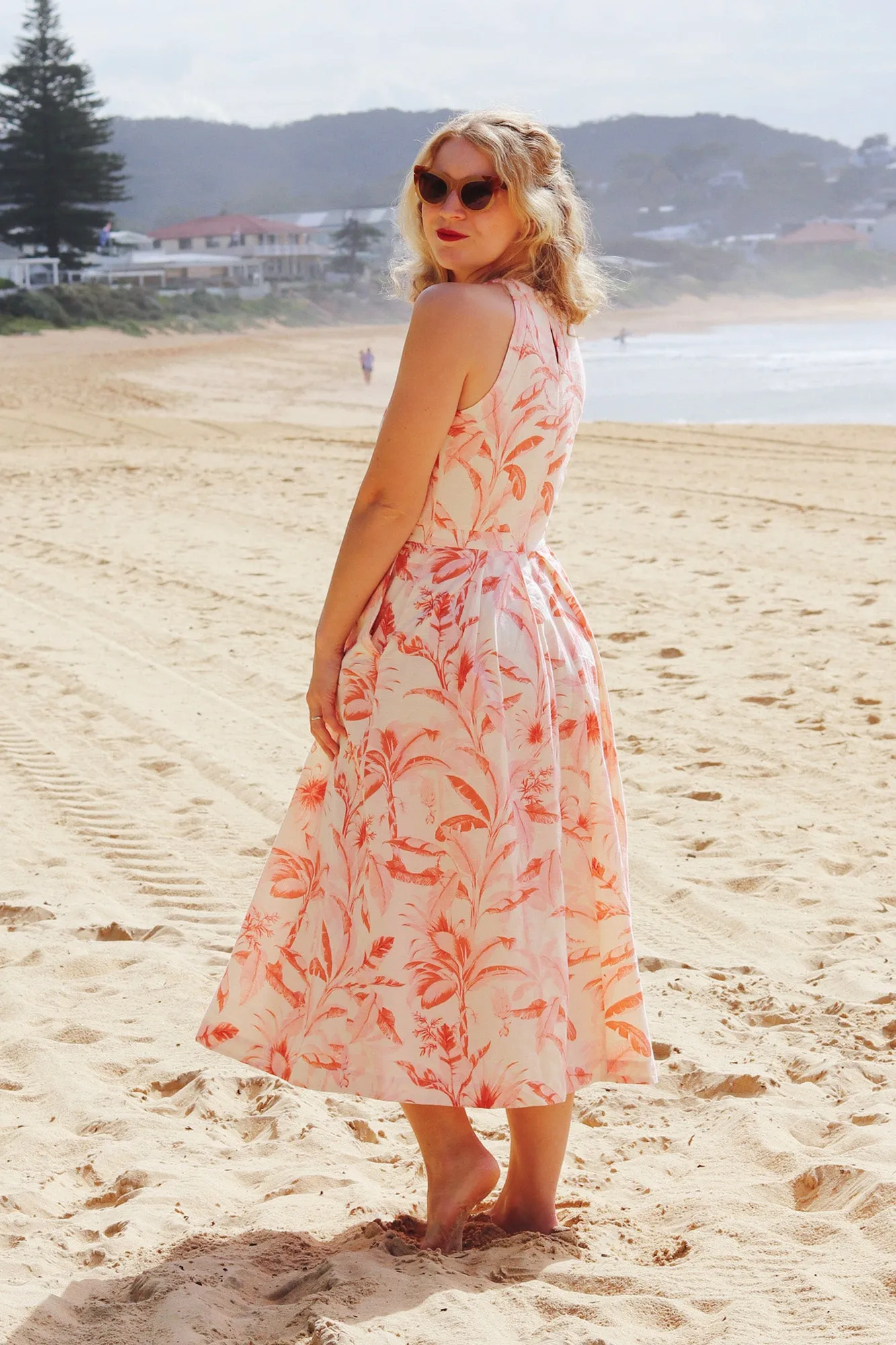Alyssa Palolem Palm Dress