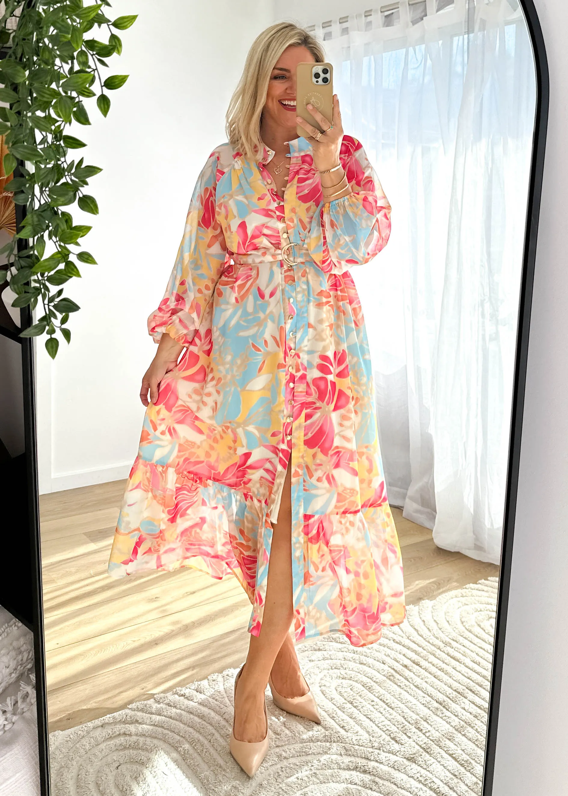 Anaisha Maxi Dress - Seaside Palm