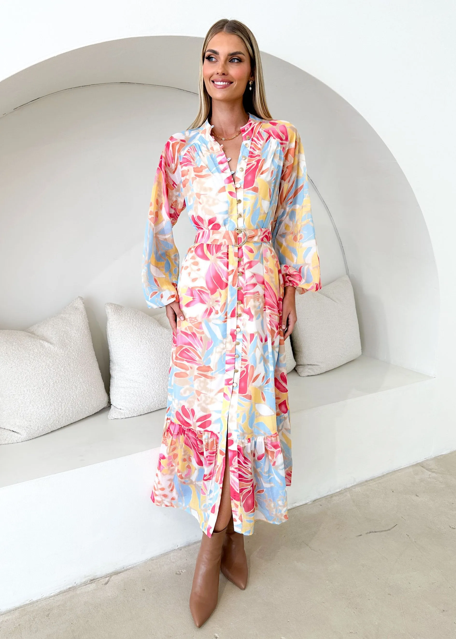 Anaisha Maxi Dress - Seaside Palm