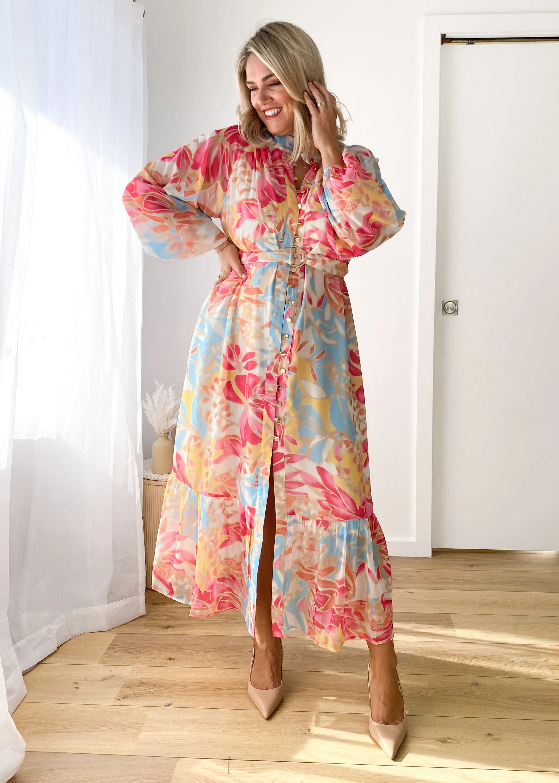 Anaisha Maxi Dress - Seaside Palm