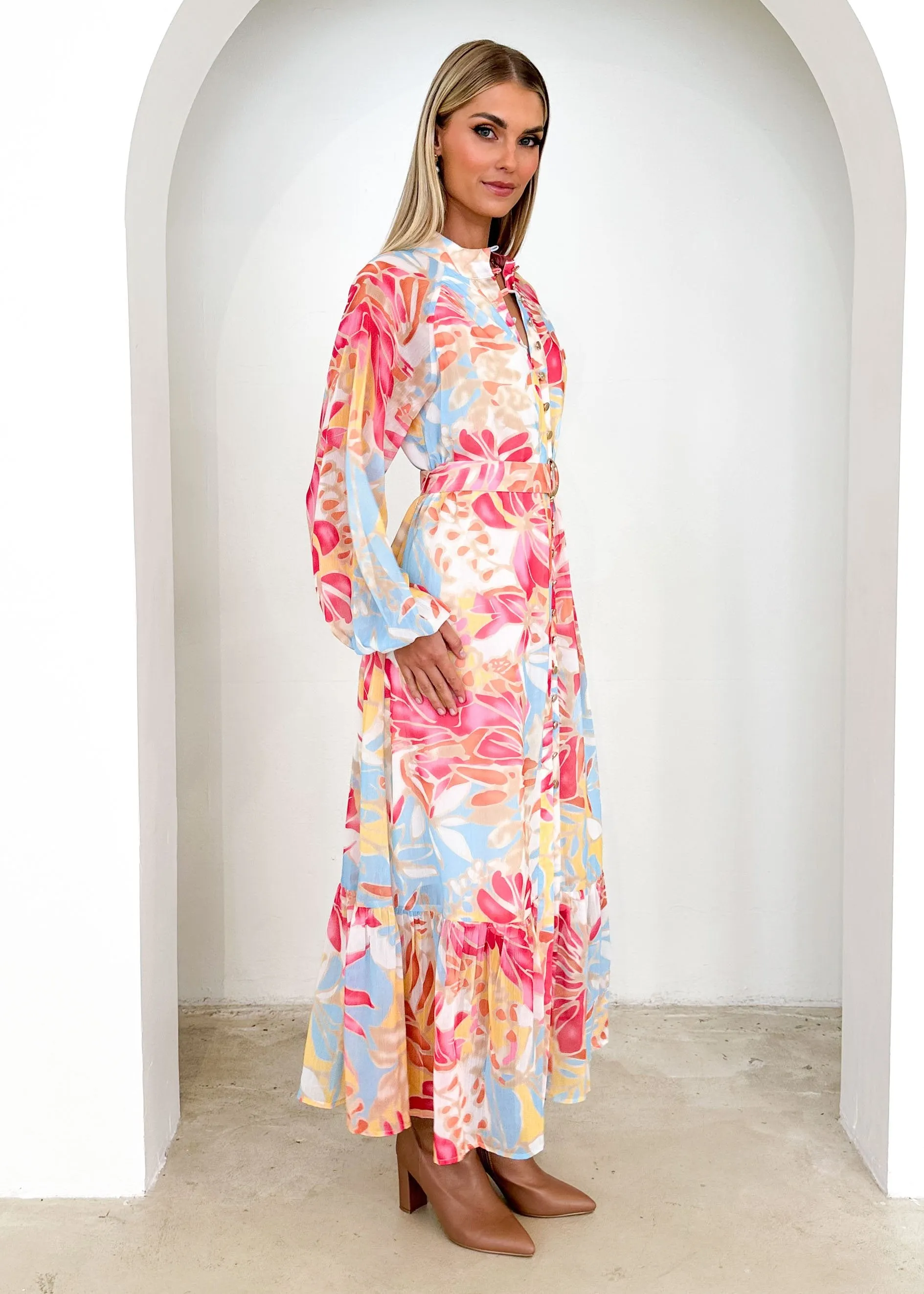 Anaisha Maxi Dress - Seaside Palm