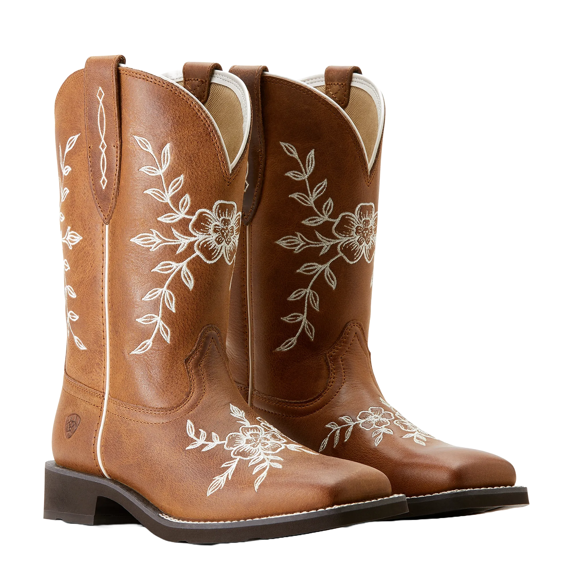 Ariat Ladies Flora Country Cork Brown Western Boot 10053598