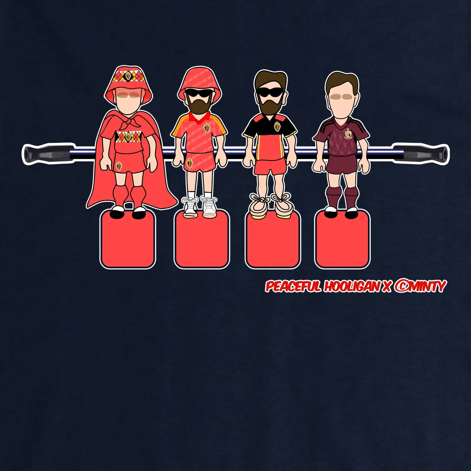 Belgium Foosball Sweatshirt Navy
