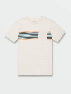 Big Boys Horizone Pocket Short Sleeve Tee - Bone Heather