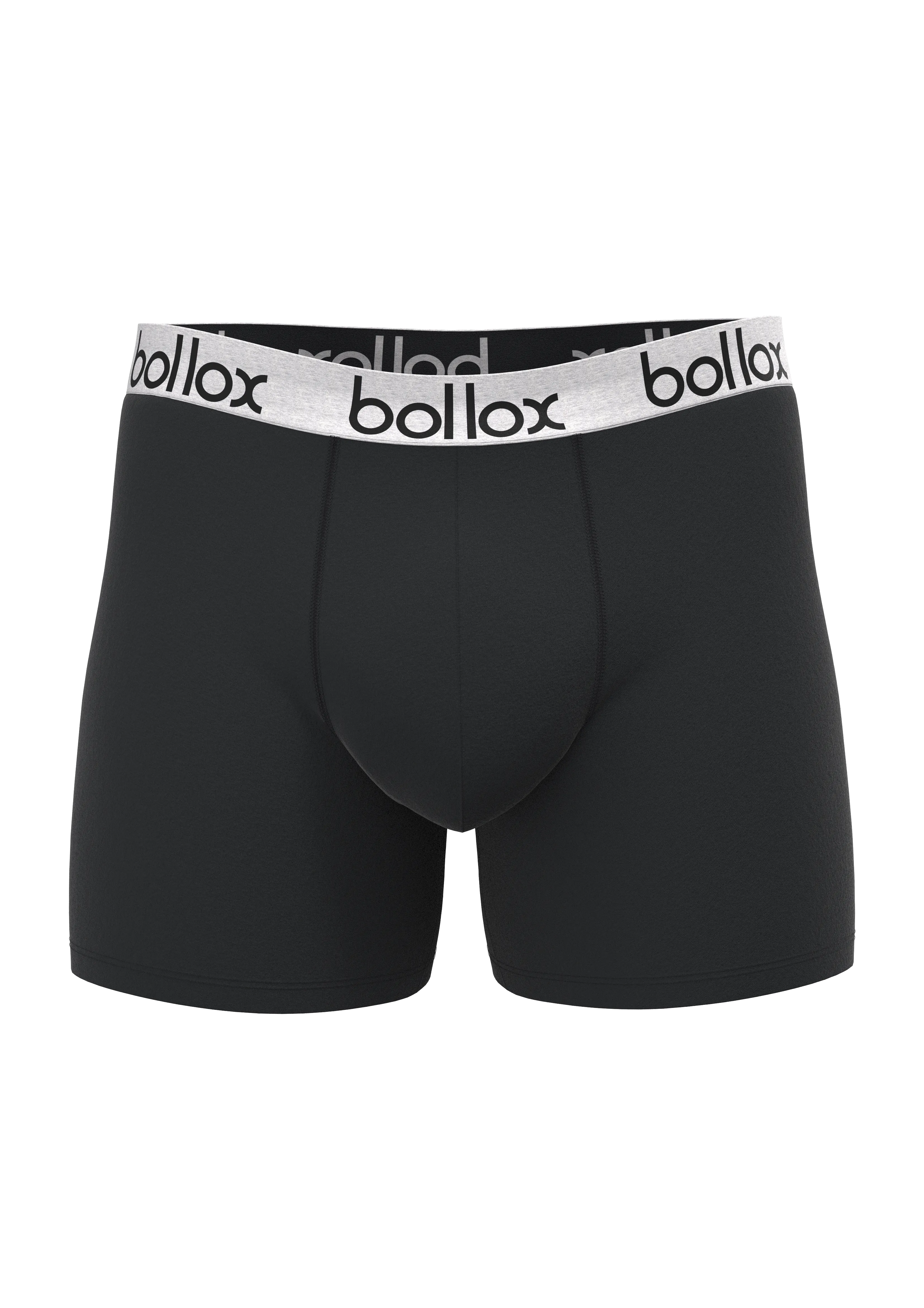 Black & Grey  Duo Tone Set - Men's cotton boxer shorts (2 pack)