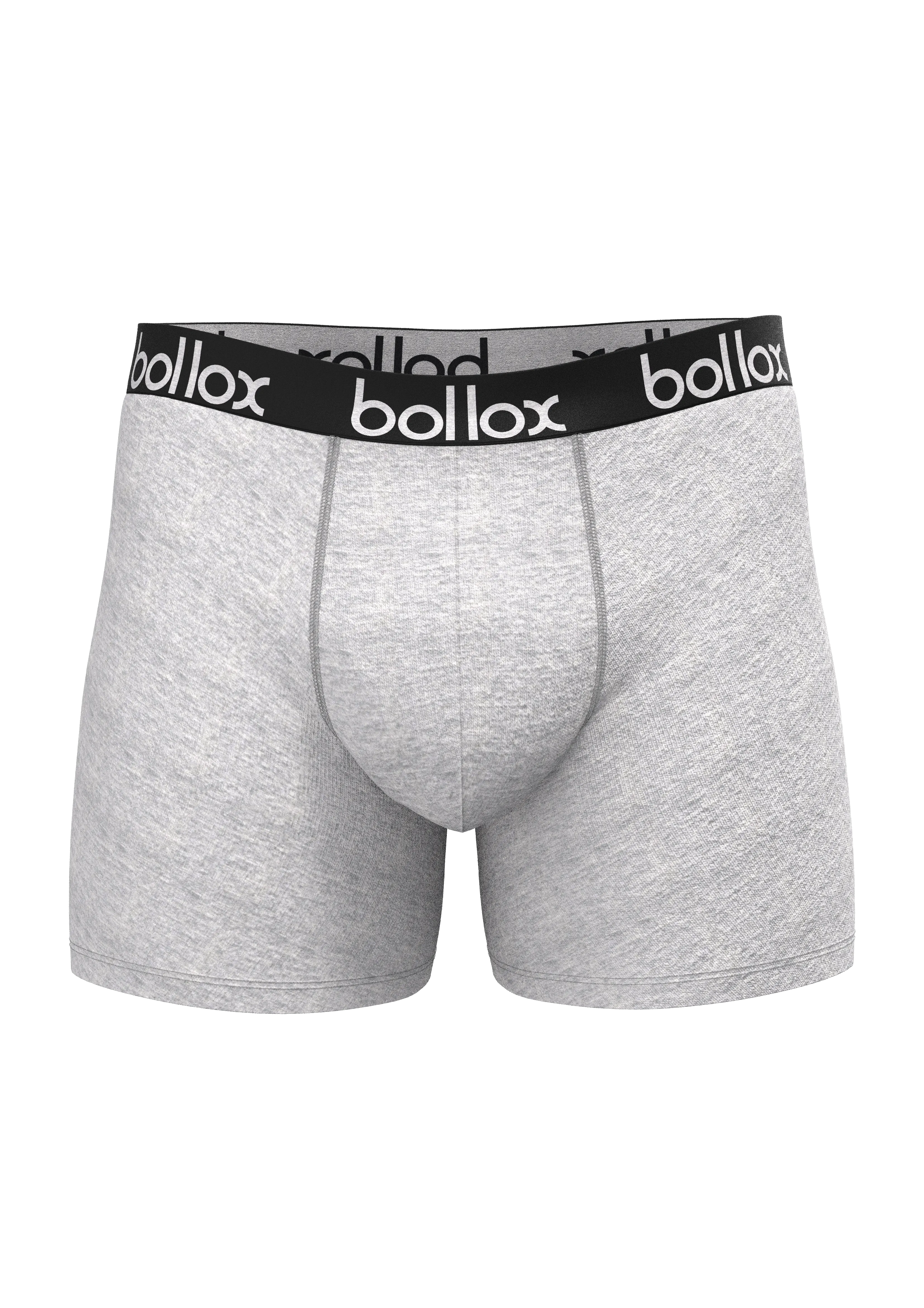 Black & Grey  Duo Tone Set - Men's cotton boxer shorts (2 pack)