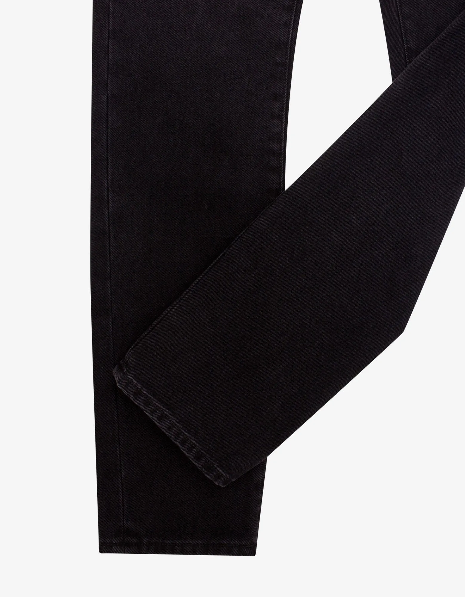 Black Back Logo Print Jeans