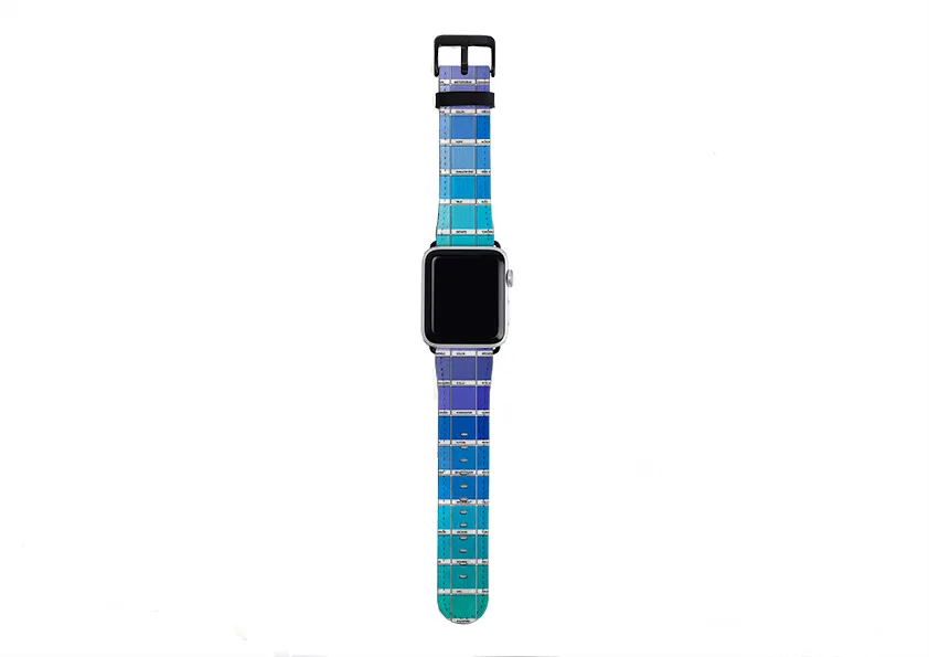 Blue Chromology By Kitty Joseph Apple Watch Strap