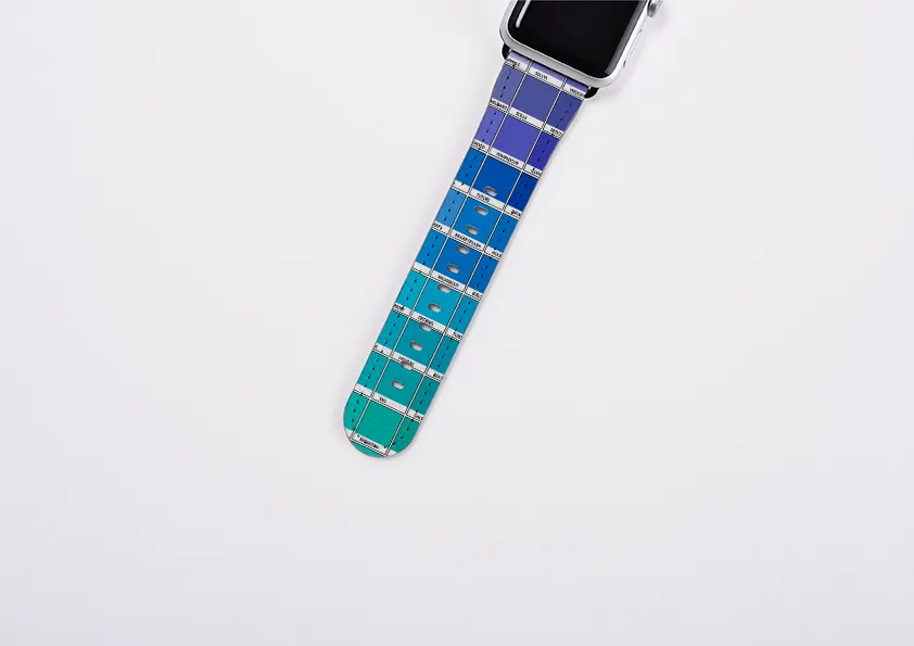 Blue Chromology By Kitty Joseph Apple Watch Strap