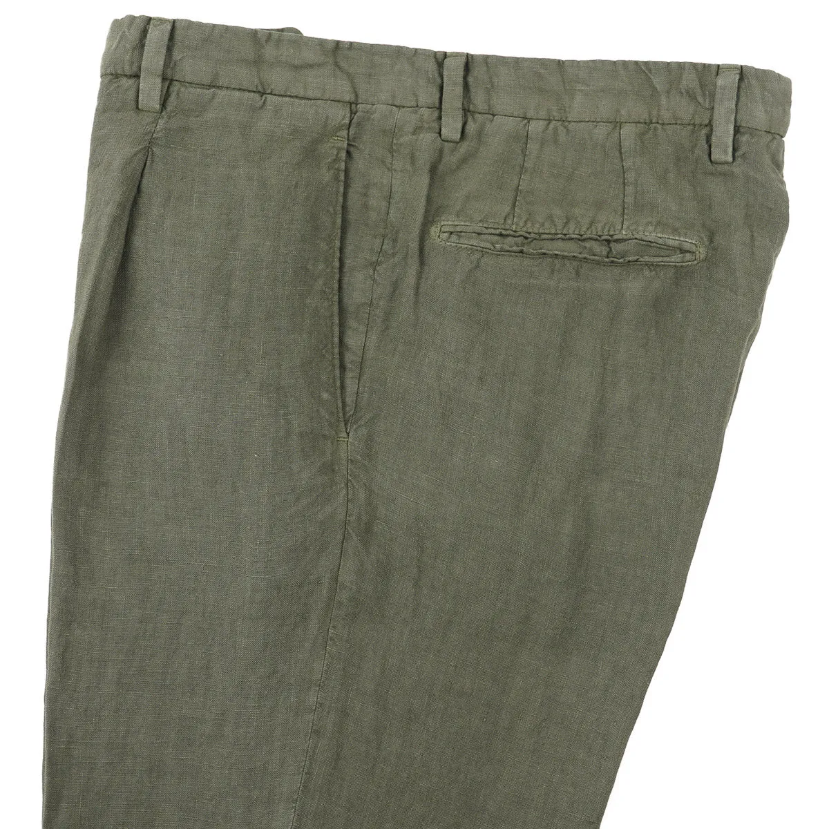 Boglioli Regular-Fit Linen Dress Pants