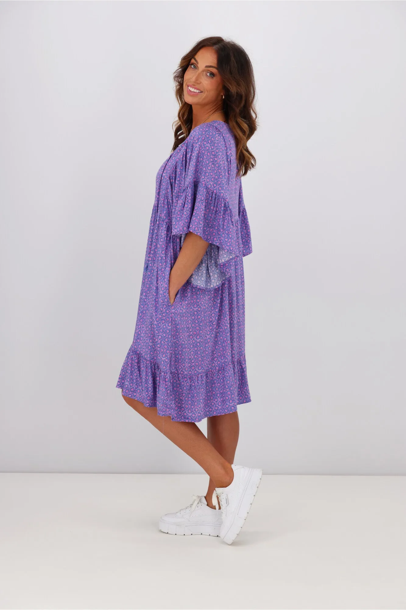 Boho Australia Amir Dress Violet
