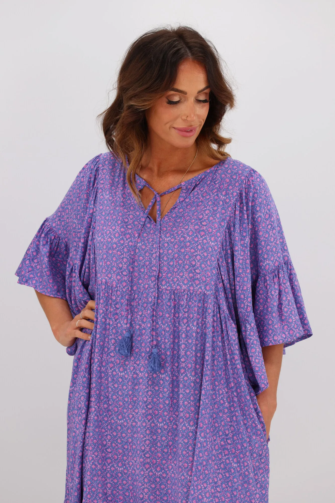 Boho Australia Amir Dress Violet