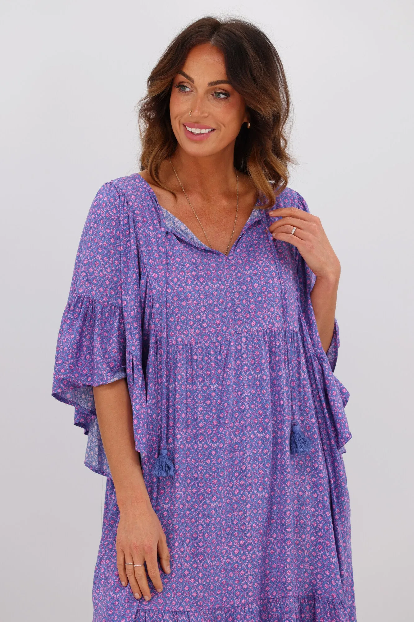Boho Australia Amir Dress Violet