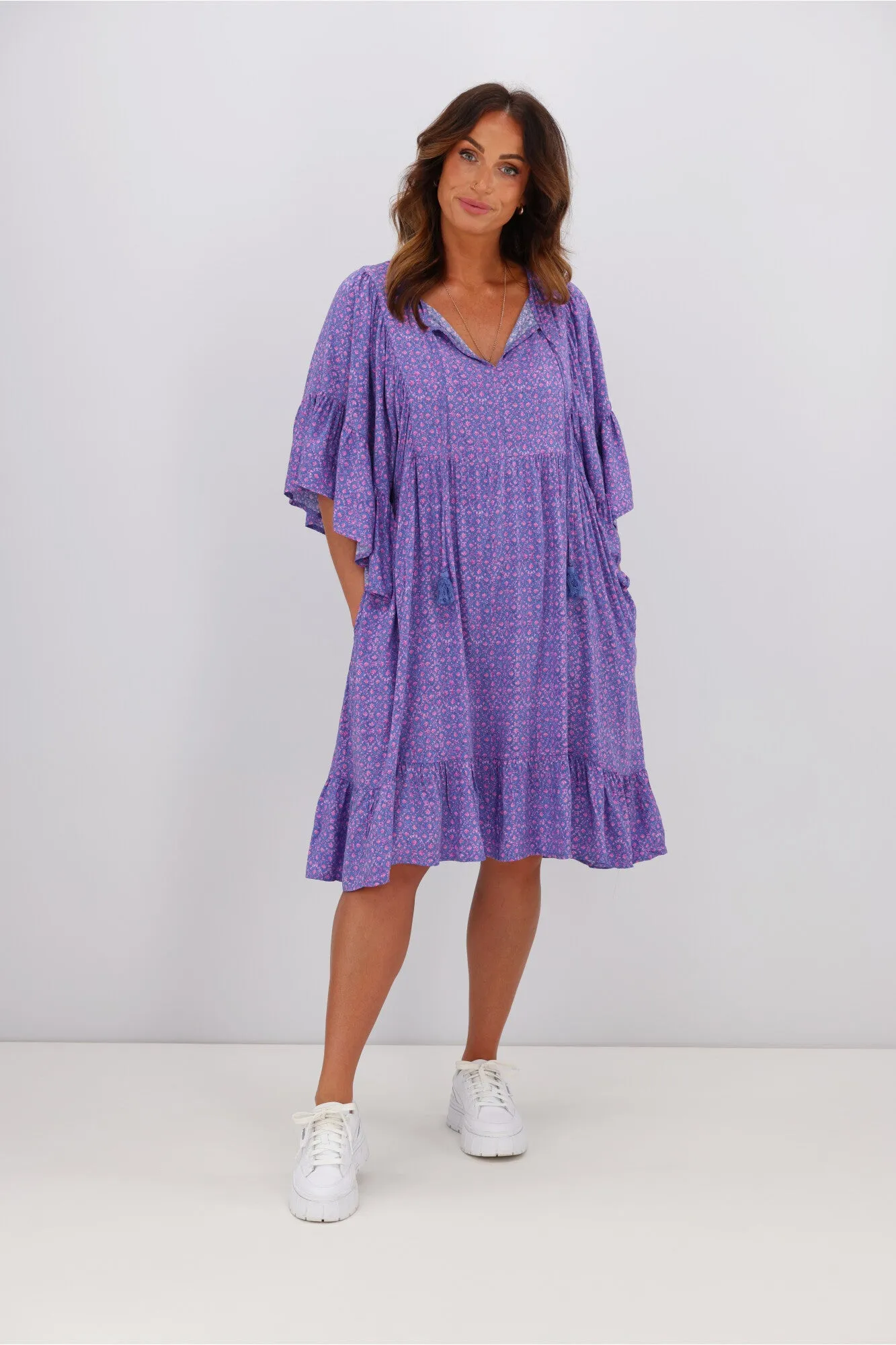 Boho Australia Amir Dress Violet