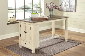 Bolanburg Table and 4 Upholstered Stools