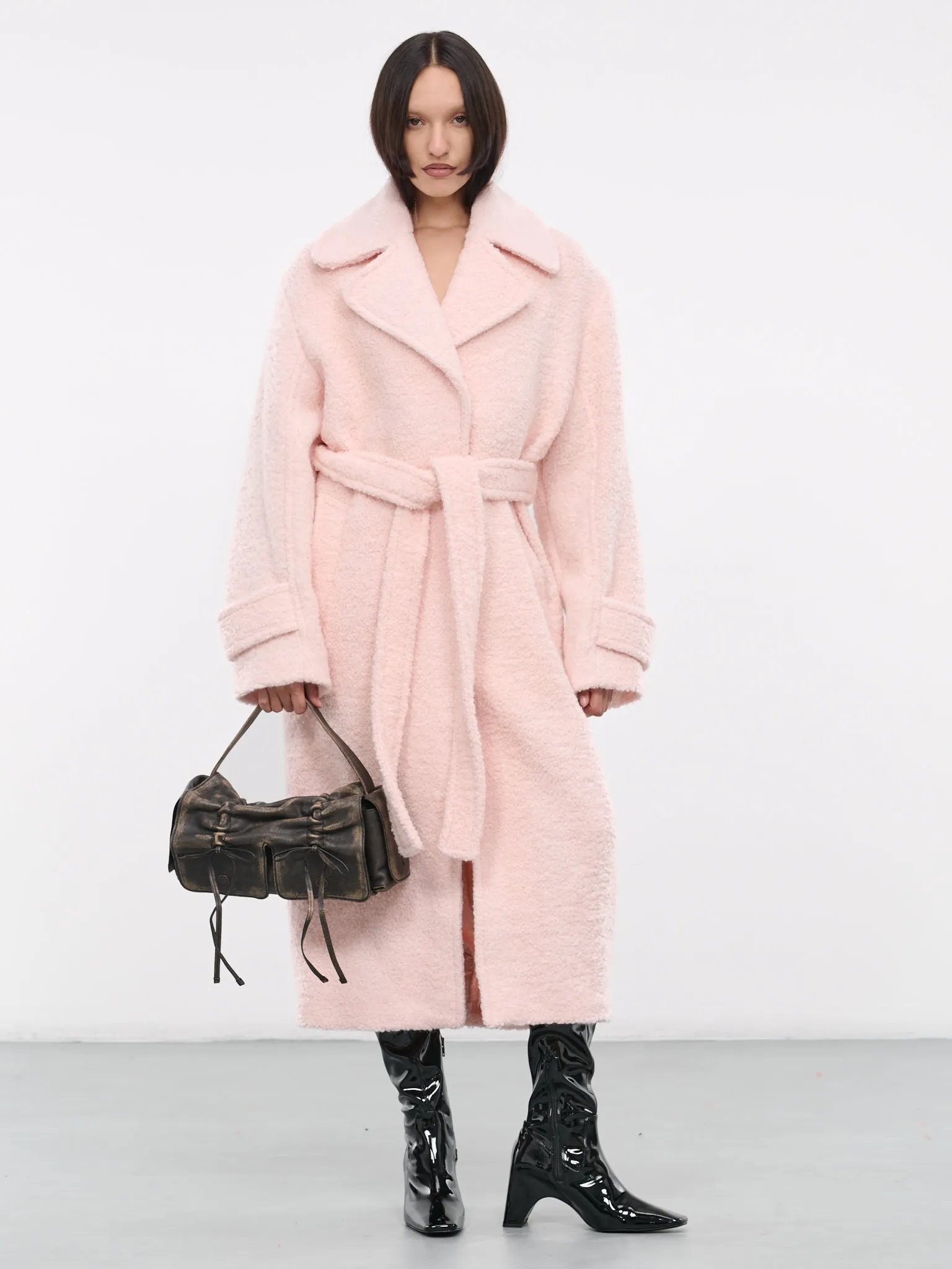 Boucle Coat (FN-WN-OUTW000840-POWDER-PINK)