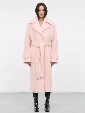 Boucle Coat (FN-WN-OUTW000840-POWDER-PINK)