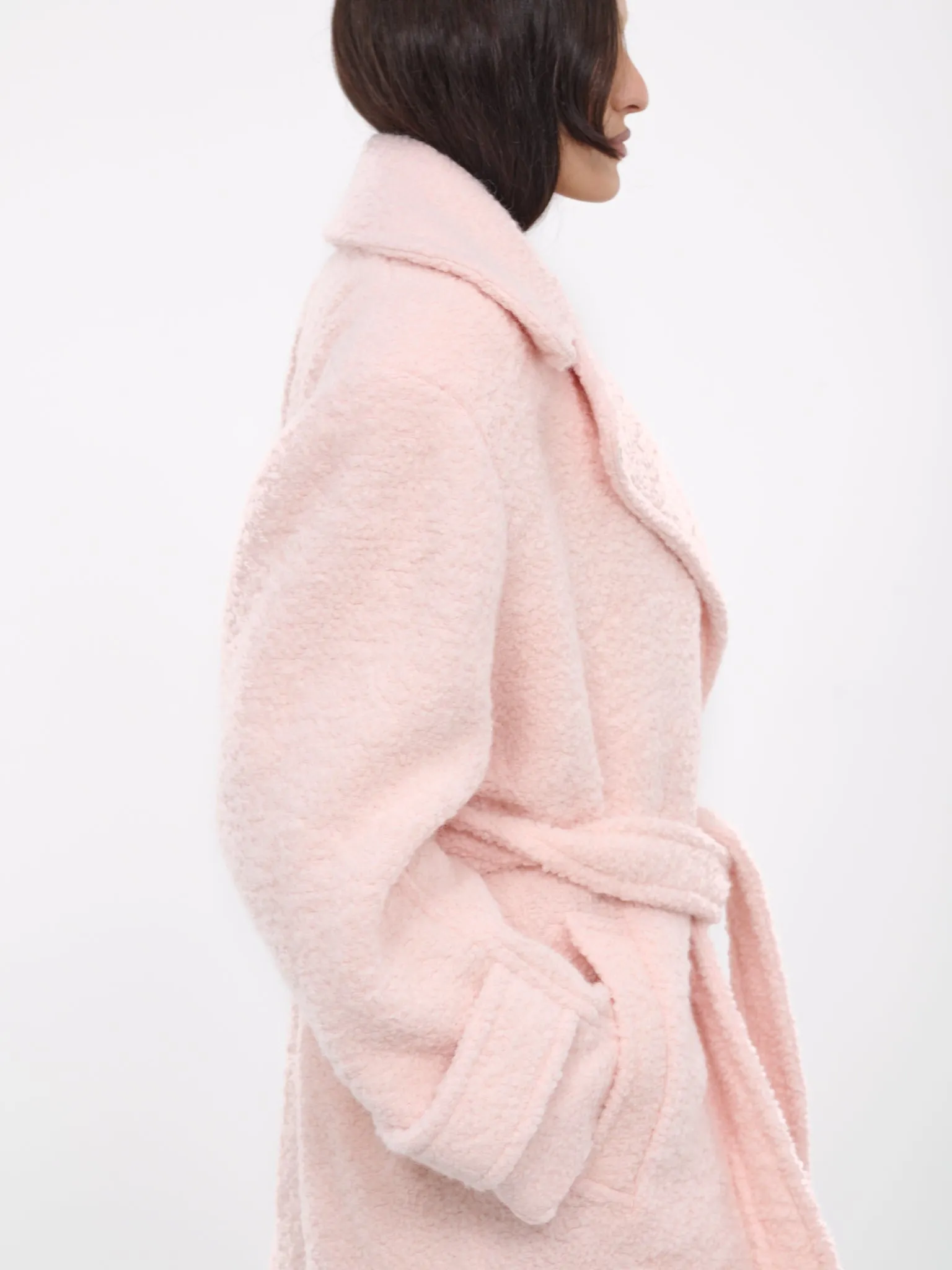 Boucle Coat (FN-WN-OUTW000840-POWDER-PINK)