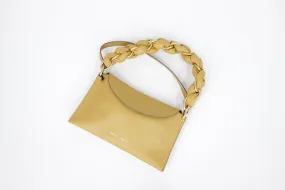 Braided Chain Shoulder Bag-BRONZE-OS
