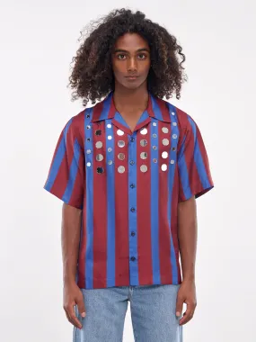 Breeze Bowling Shirt (SH11-SE06-3550-RED-BLUE)