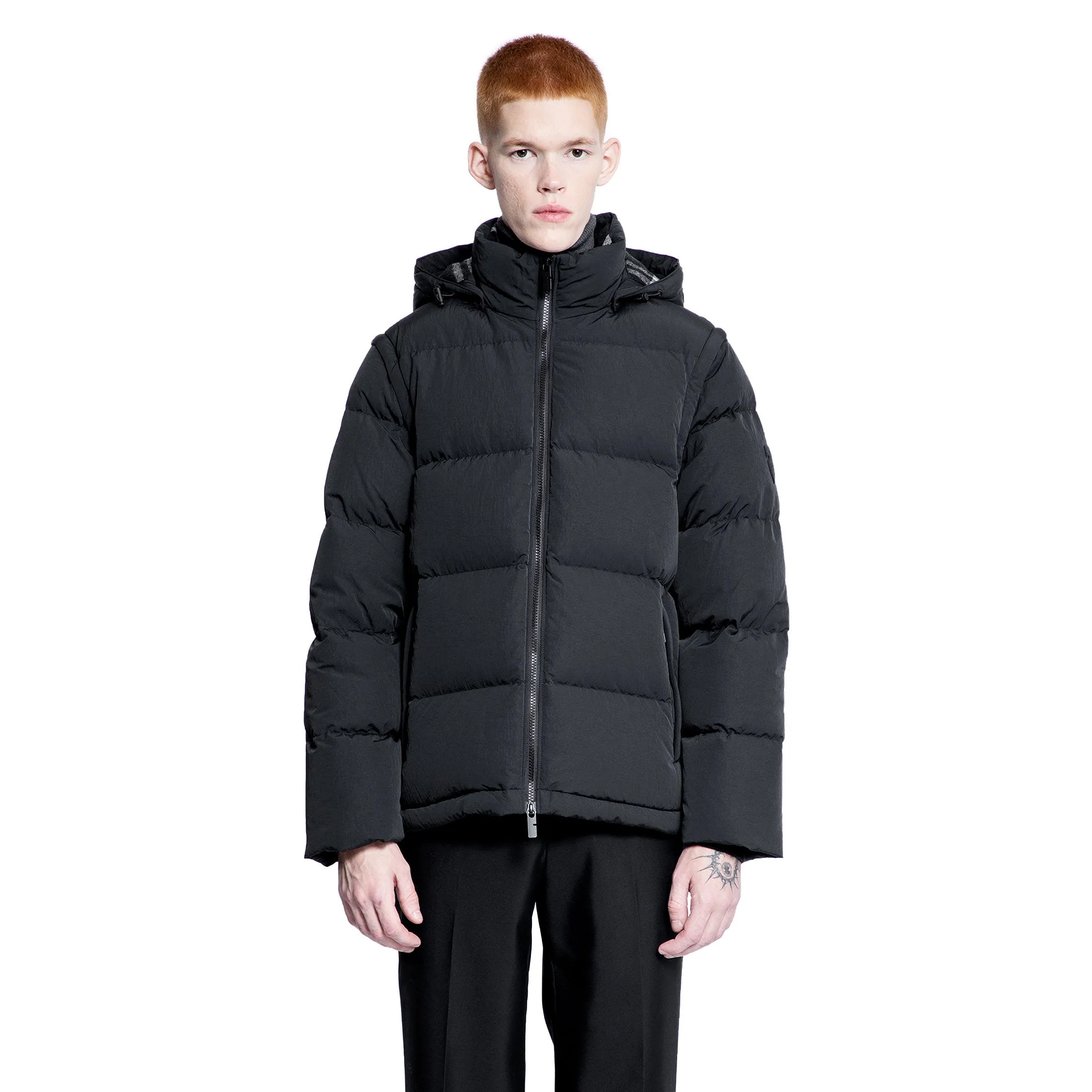 BURBERRY MAN BLACK JACKETS