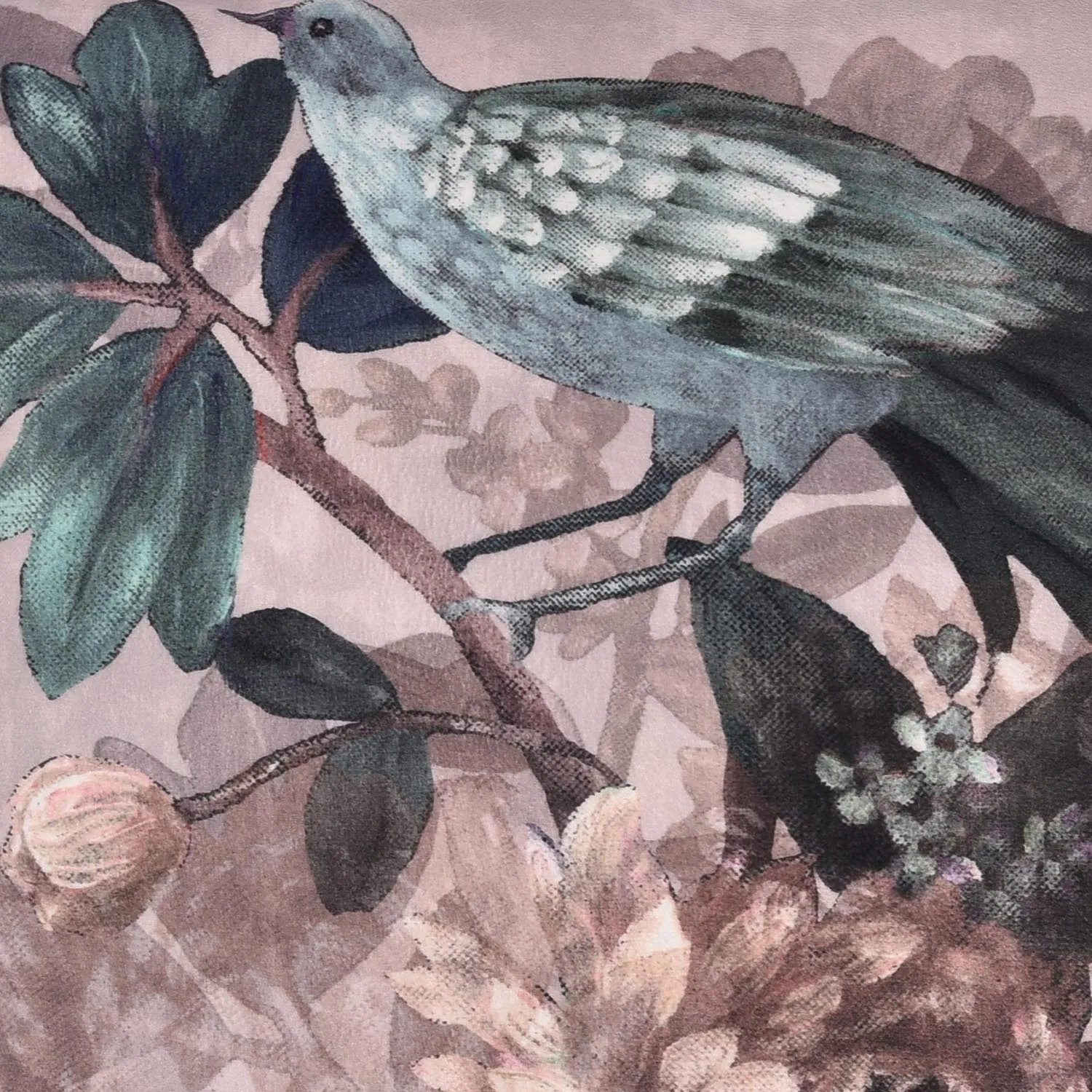 Chatsworth Teal Filled Cushion