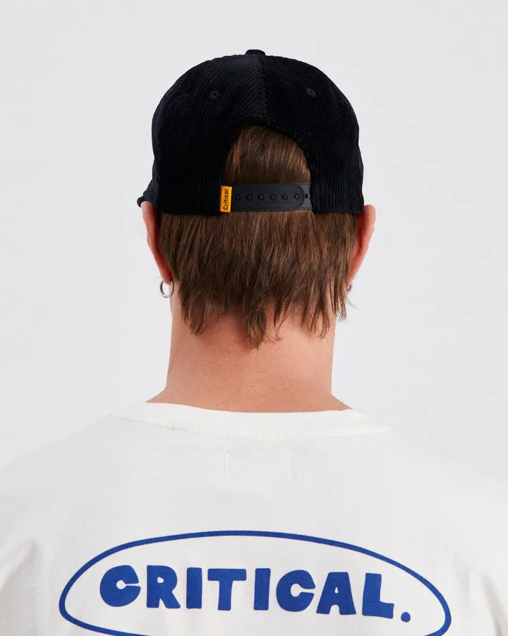 Depths 5 Panel Cap - Black