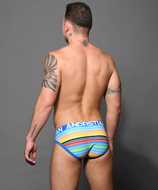 DOORBUSTER! Avalon Stripe Brief w/ ALMOST NAKED®
