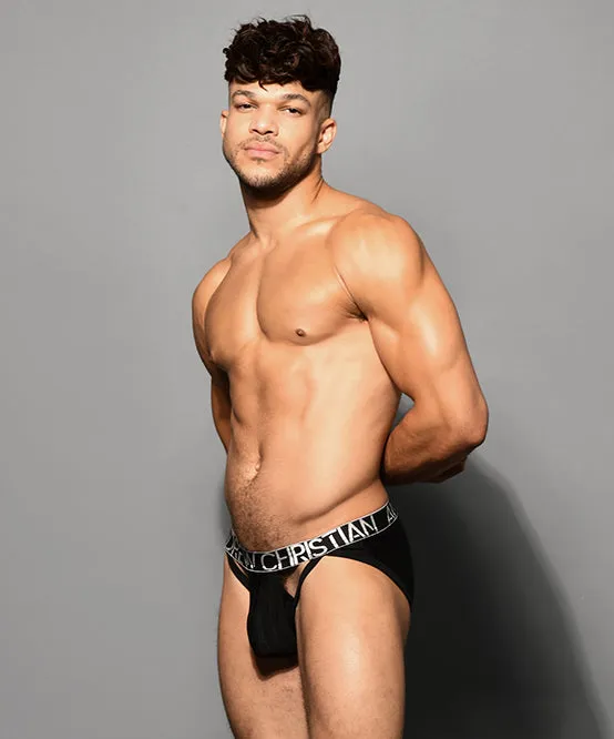 DOORBUSTER! Midnight Mesh Brief w/ ALMOST NAKED®