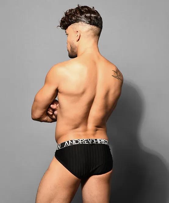 DOORBUSTER! Midnight Mesh Brief w/ ALMOST NAKED®