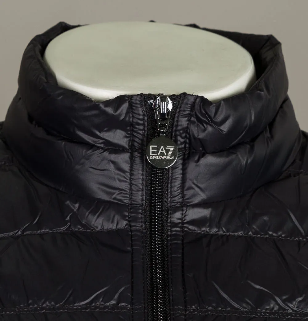 EA7 Quilted Down Gilet Black/Gold