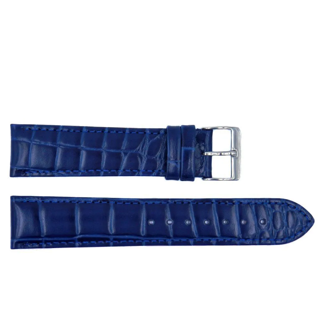 Euro Collection Handmade Alligator Grain Leather Watch Strap