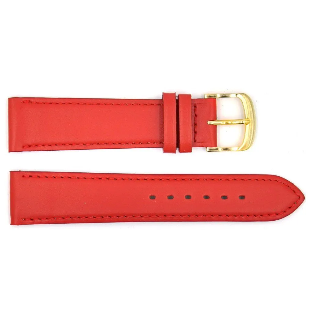 Euro Collection Handmade Genuine Smooth Leather Short Watch Strap