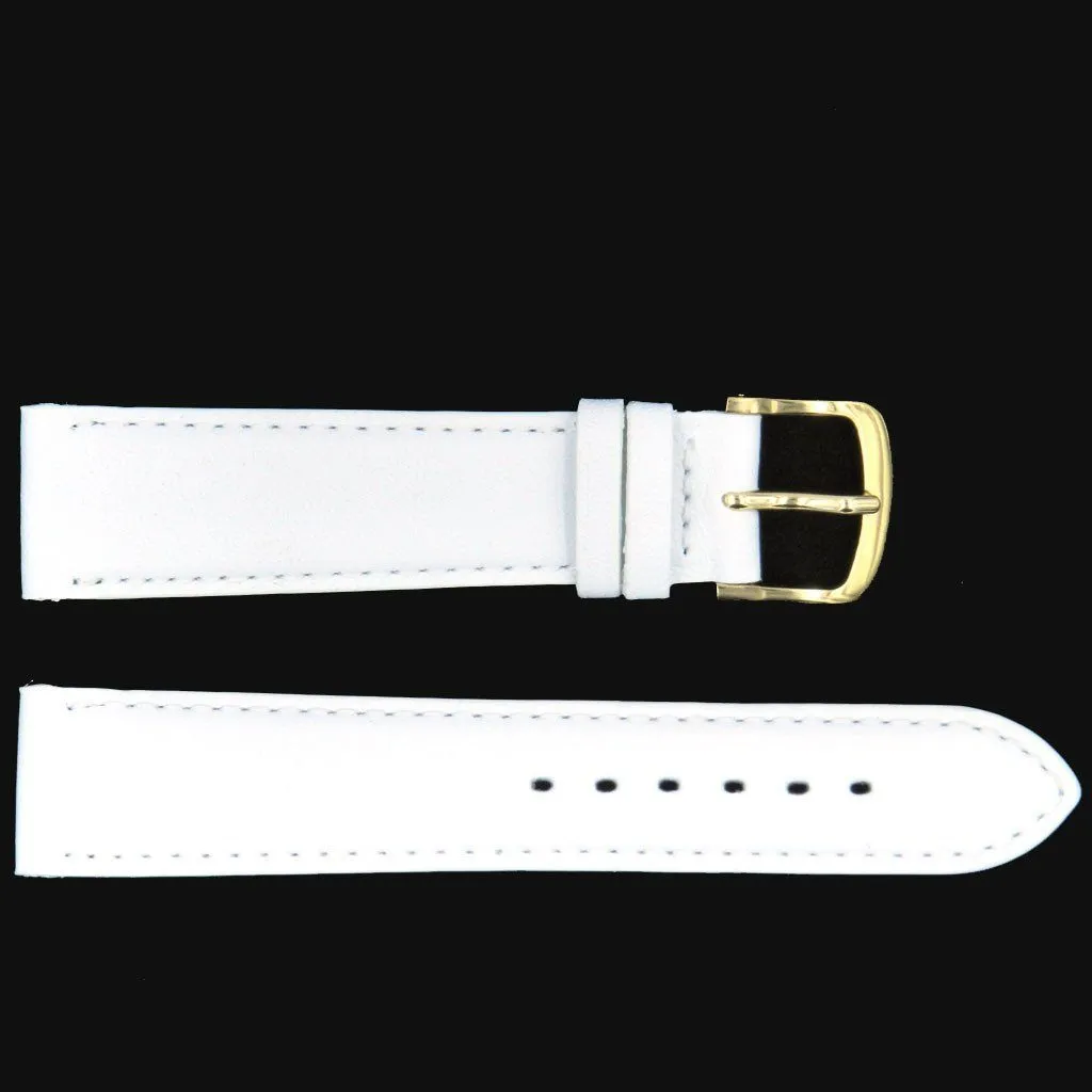 Euro Collection Handmade Genuine Smooth Leather Short Watch Strap