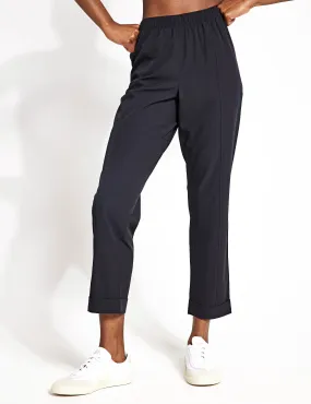 Everly Turn-Up Taper Pant 27.5'' - Black
