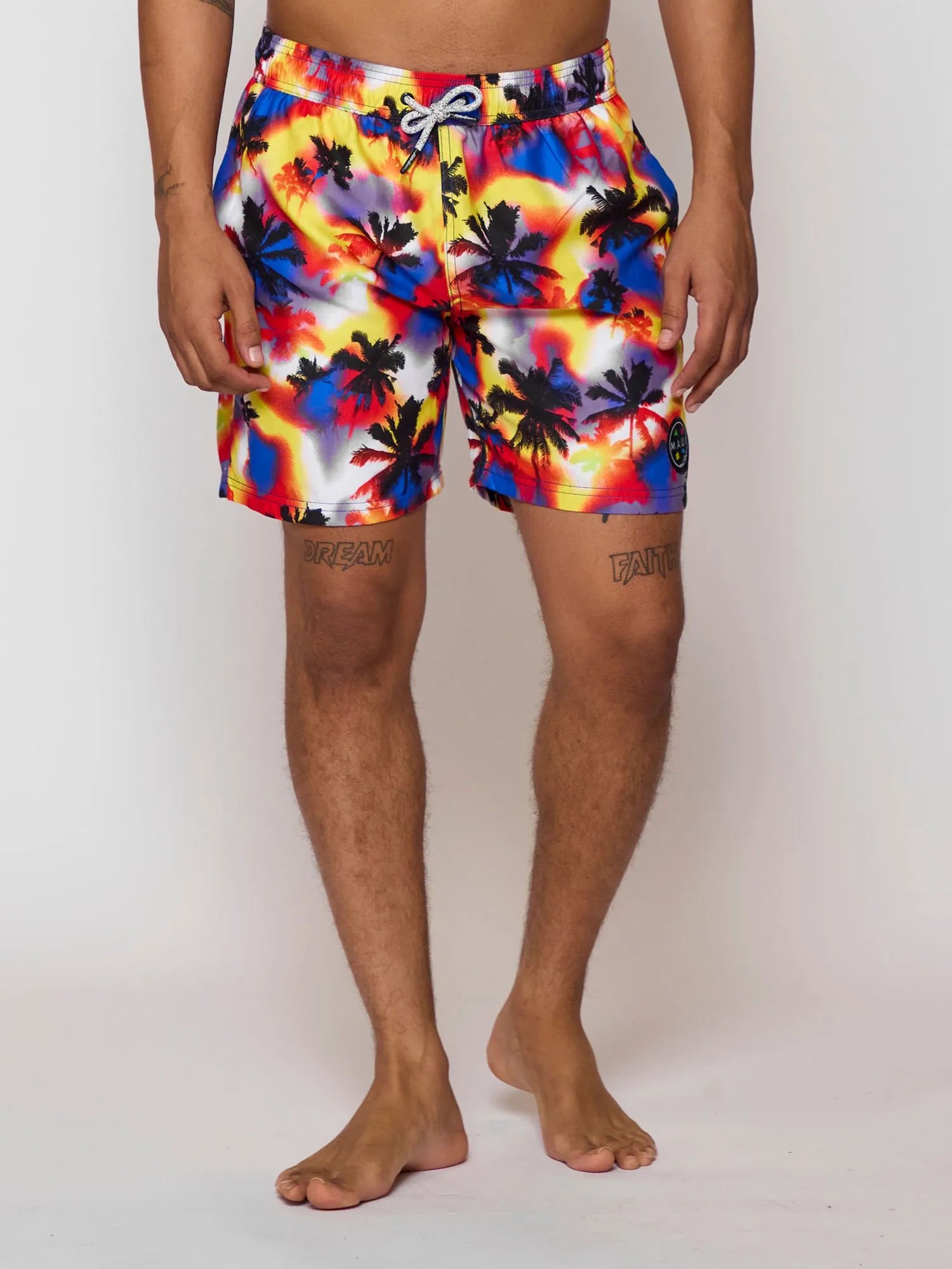 Flashback Pool Shorts in Pink