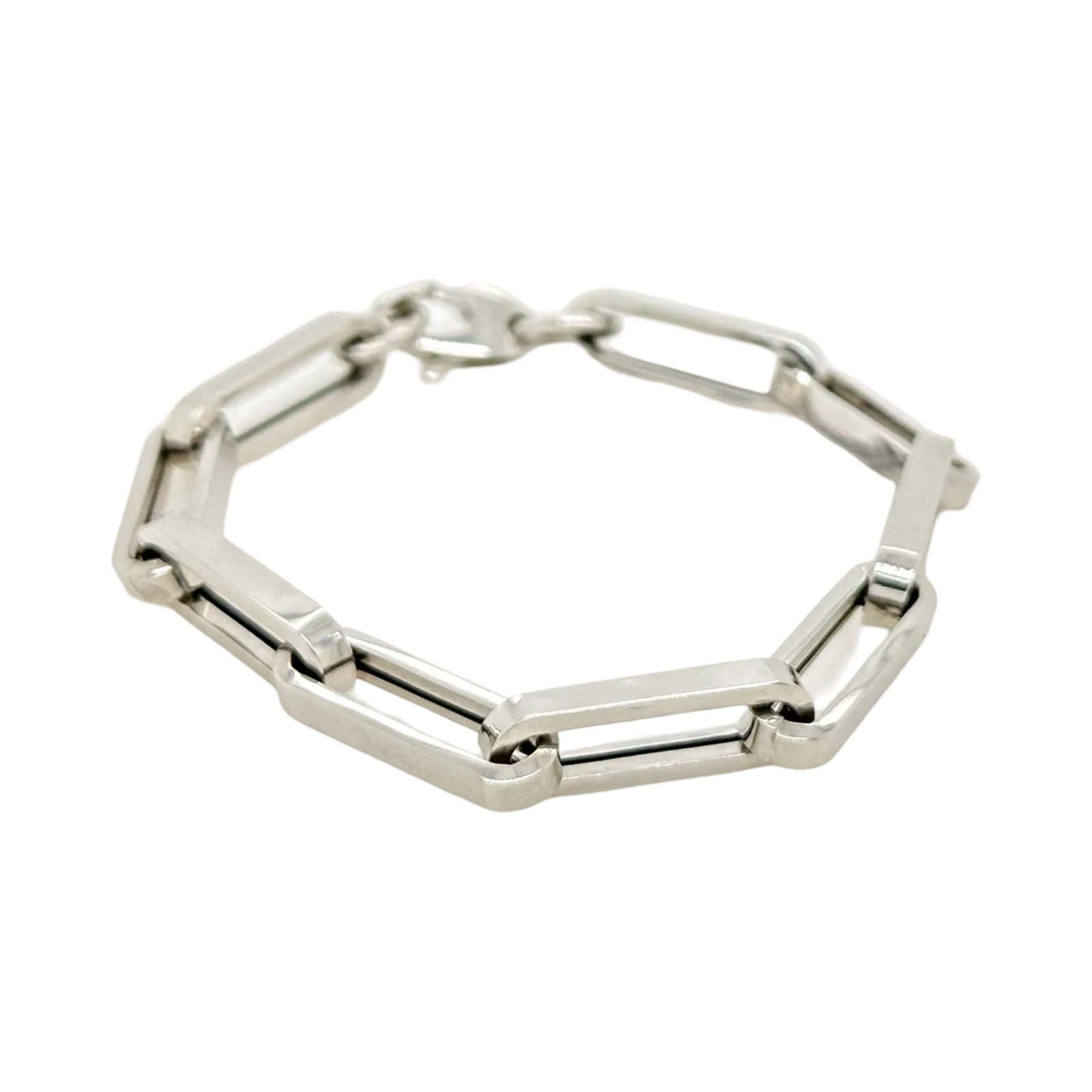 FLAT OVAL LINK BRACELET