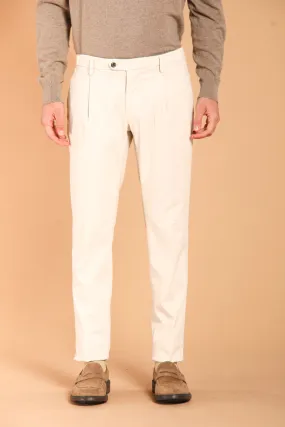 Genova men's chino pants in gabardine regular fit 