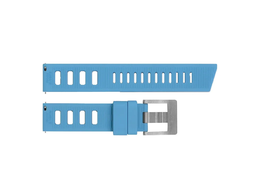 Gnomon Ventilé FKM Rubber Strap Light Blue