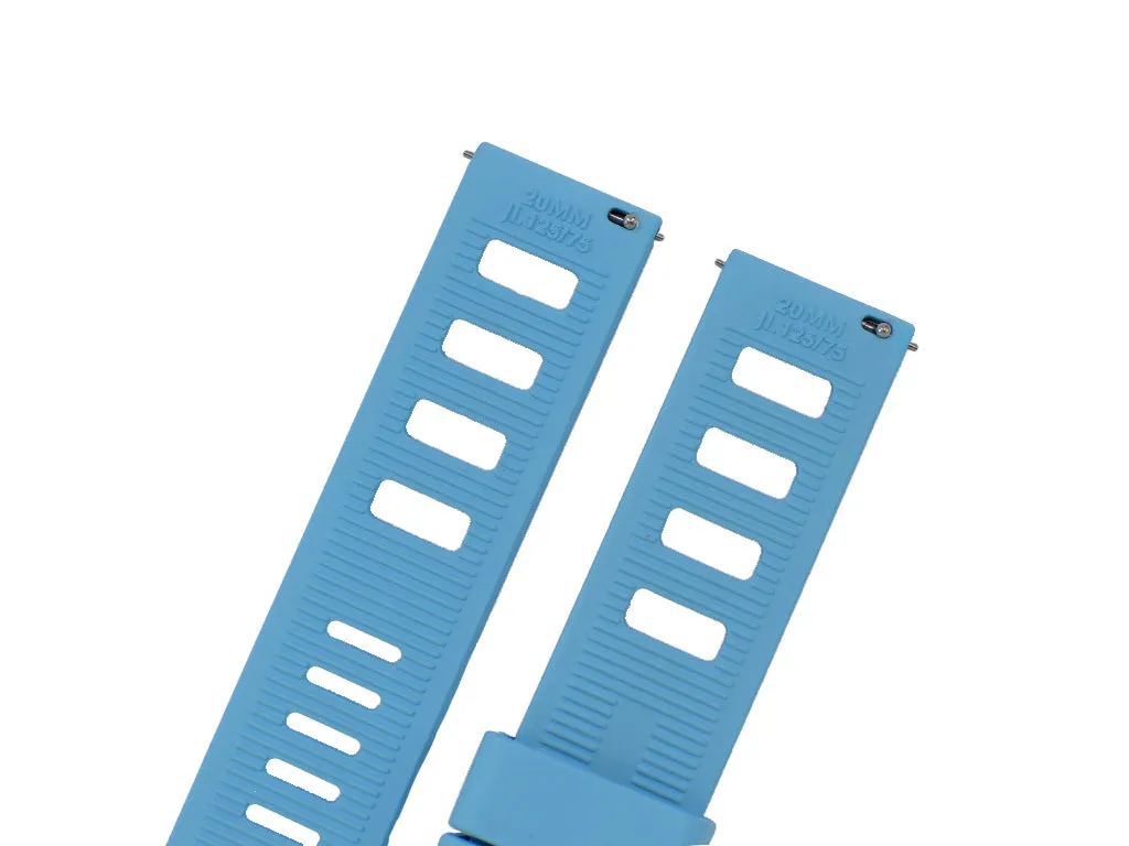 Gnomon Ventilé FKM Rubber Strap Light Blue