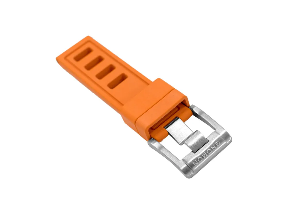 Gnomon Ventilé FKM Rubber Strap Orange
